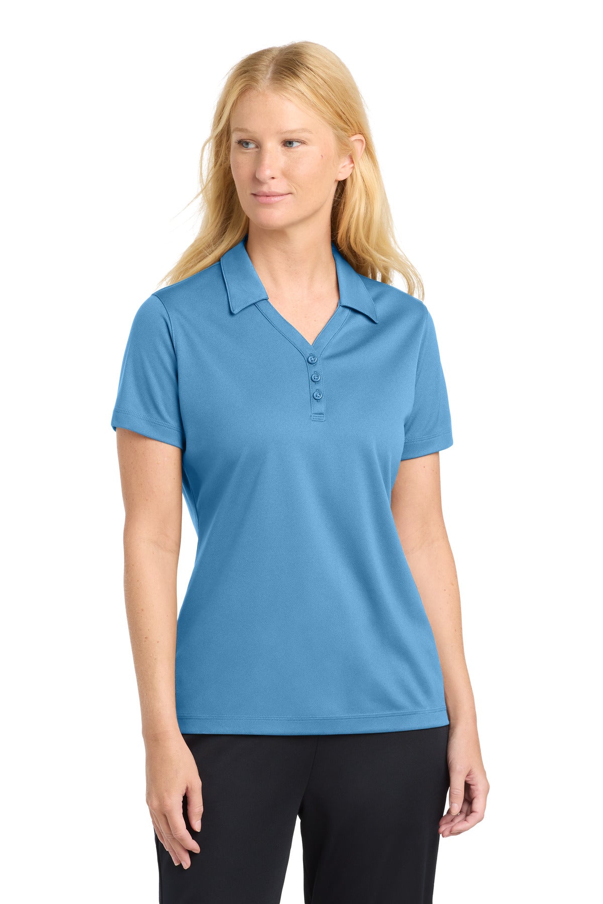 Sport-Tek ®  Women's PosiCharge ®  Micro-Mesh Polo. LST680 - Sport-Tek LST680