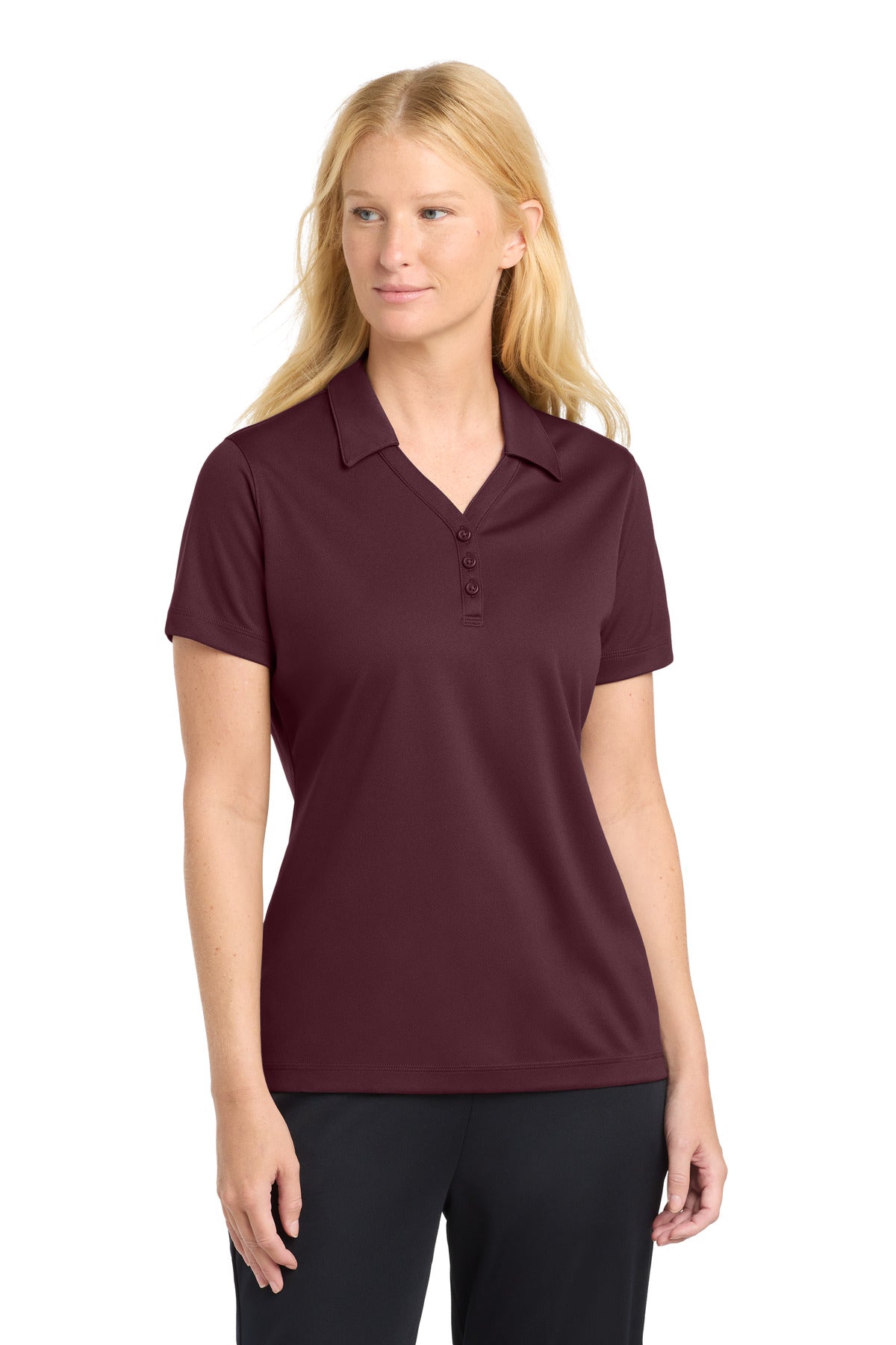 Sport-Tek LST680 Women's PosiCharge Micro-Mesh Polo