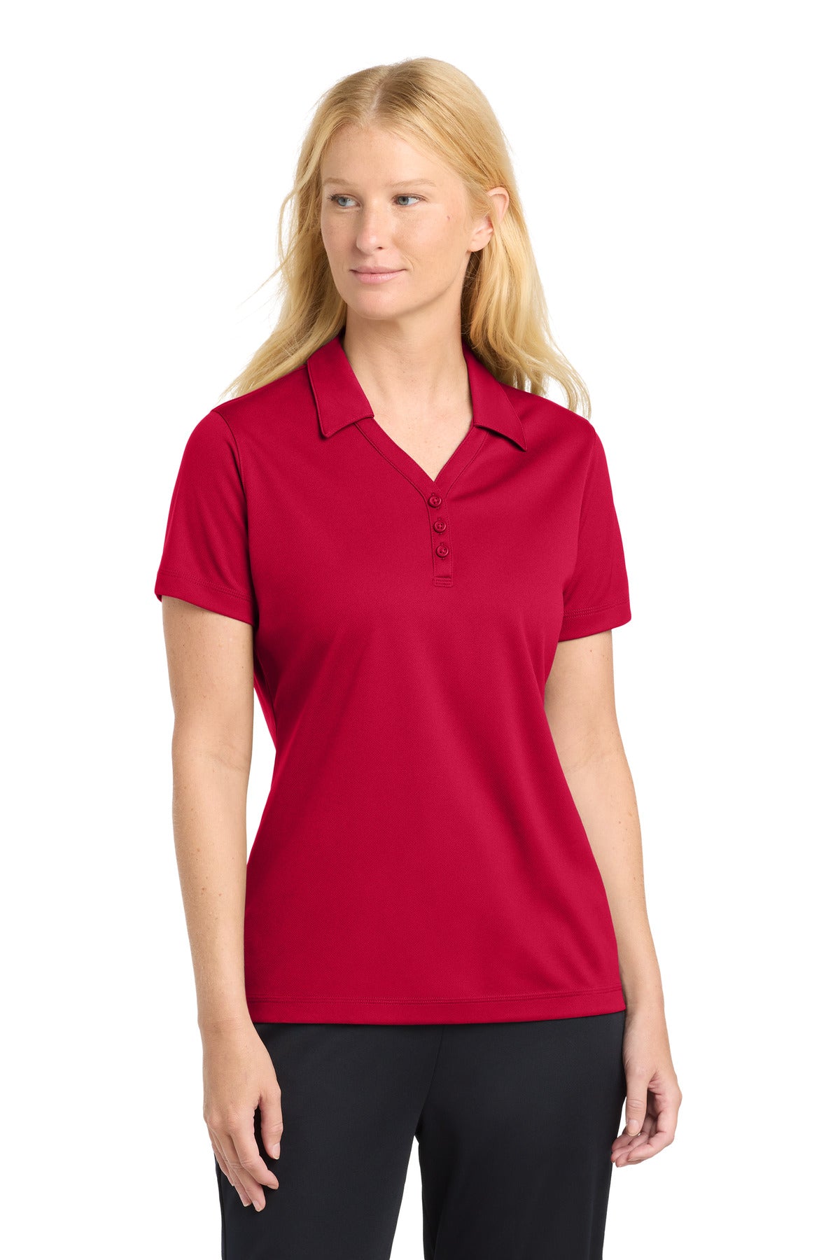 Sport-Tek LST680 Women's PosiCharge Micro-Mesh Polo