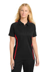 Sport-Tek ®  Women's PosiCharge ®  Micro-Mesh Colorblock Polo. LST685 - Sport-Tek LST685