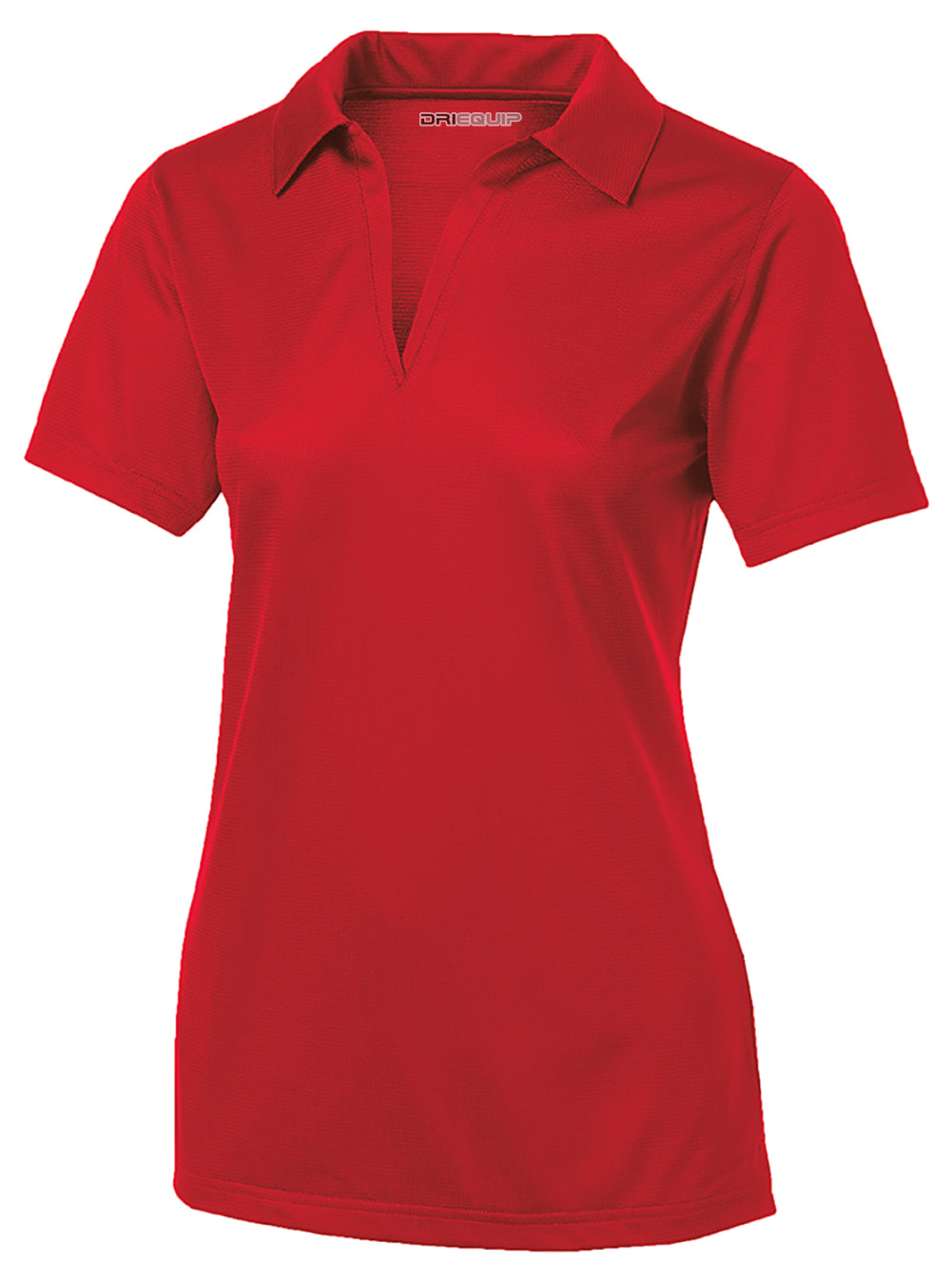 Ladies Active Textured Polo Women's DRI-EQUIP True Red X-Small