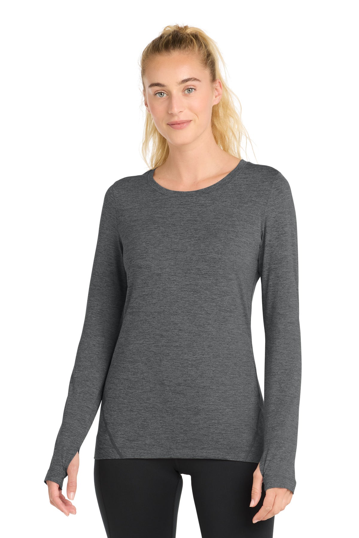 Sport-Tek  ®  Women's Exchange 1.5 Long Sleeve Crew. LST710 - Sport-Tek LST710