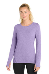 Sport-Tek LST710 Women's Exchange 1 5 Long Sleeve Crew
