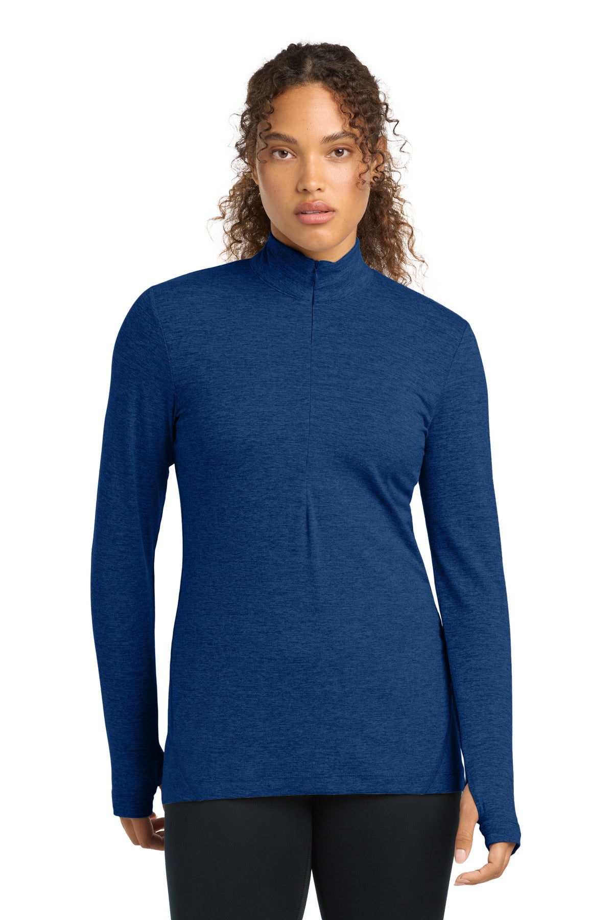 Sport-Tek LST711 Women's Exchange 1 5 Long Sleeve 1/2-Zip