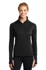 Sport-Tek ®  Women's Sport-Wick ®  Stretch 1/4-Zip Pullover. LST850 - Sport-Tek LST850