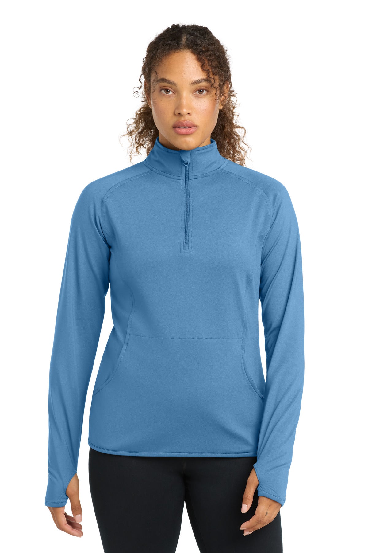 Sport-Tek LST850 Women's Sport-Wick Stretch 1/4-Zip Pullover