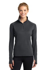 Sport-Tek ®  Women's Sport-Wick ®  Stretch 1/4-Zip Pullover. LST850 - Sport-Tek LST850