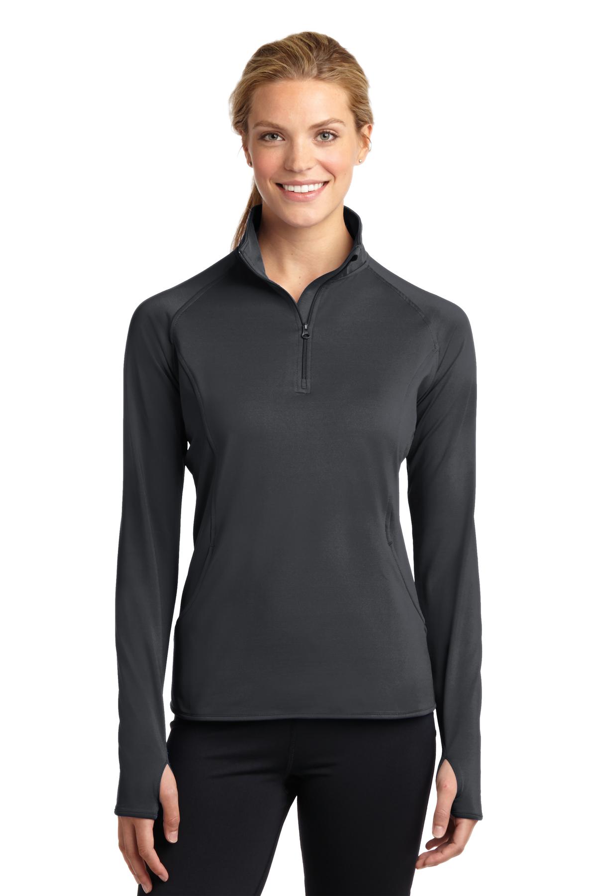 Sport-Tek ®  Women's Sport-Wick ®  Stretch 1/4-Zip Pullover. LST850 - Sport-Tek LST850