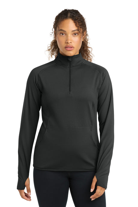 Sport-Tek ®  Women's Sport-Wick ®  Stretch 1/4-Zip Pullover. LST850 - Sport-Tek LST850