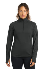 Sport-Tek LST850 Women's Sport-Wick Stretch 1/4-Zip Pullover