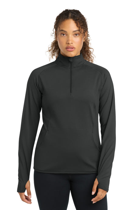 Sport-Tek LST850 Women's Sport-Wick Stretch 1/4-Zip Pullover