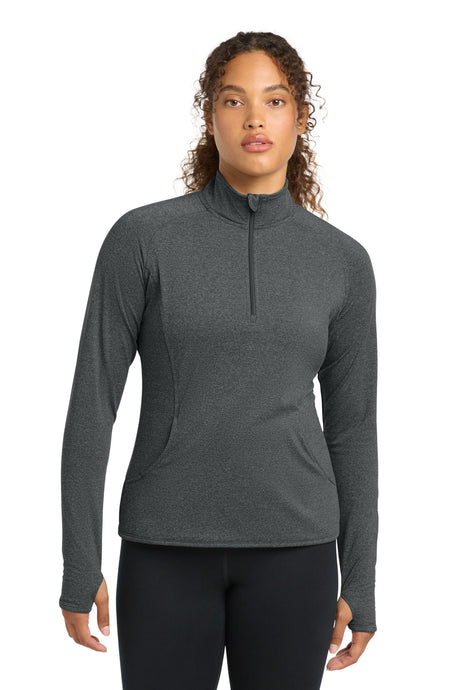Sport-Tek LST850 Women's Sport-Wick Stretch 1/4-Zip Pullover