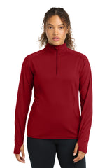 Sport-Tek LST850 Women's Sport-Wick Stretch 1/4-Zip Pullover