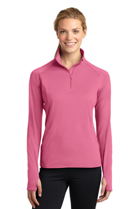 Sport-Tek ®  Women's Sport-Wick ®  Stretch 1/4-Zip Pullover. LST850 - Sport-Tek LST850