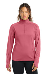 Sport-Tek LST850 Women's Sport-Wick Stretch 1/4-Zip Pullover