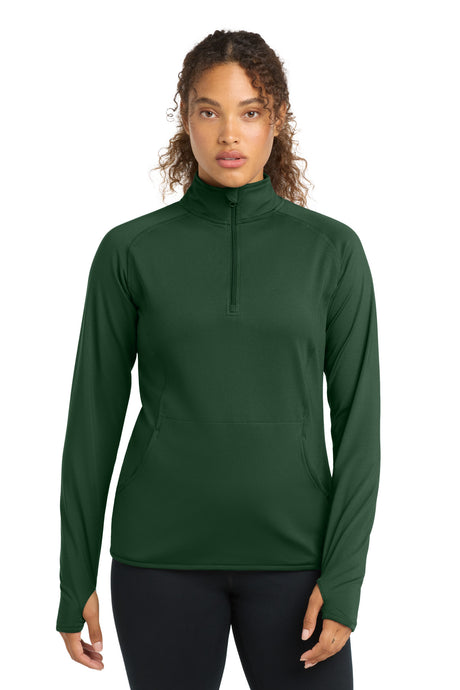Sport-Tek ®  Women's Sport-Wick ®  Stretch 1/4-Zip Pullover. LST850 - Sport-Tek LST850