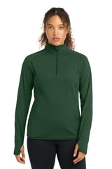 Sport-Tek LST850 Women's Sport-Wick Stretch 1/4-Zip Pullover