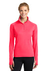 Sport-Tek ®  Women's Sport-Wick ®  Stretch 1/4-Zip Pullover. LST850 - Sport-Tek LST850