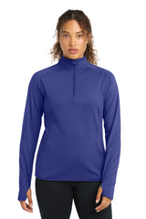 Sport-Tek ®  Women's Sport-Wick ®  Stretch 1/4-Zip Pullover. LST850 - Sport-Tek LST850