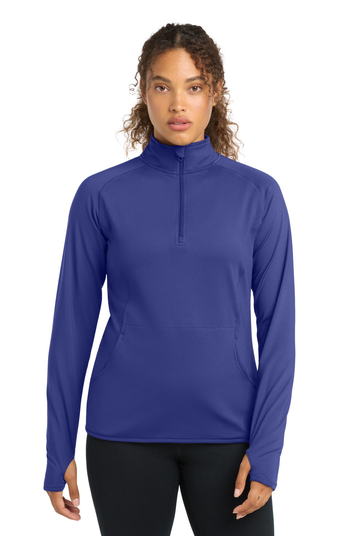 Sport-Tek ®  Women's Sport-Wick ®  Stretch 1/4-Zip Pullover. LST850 - Sport-Tek LST850