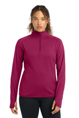 Sport-Tek ®  Women's Sport-Wick ®  Stretch 1/4-Zip Pullover. LST850 - Sport-Tek LST850