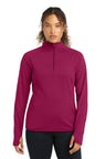 Sport-Tek LST850 Women's Sport-Wick Stretch 1/4-Zip Pullover