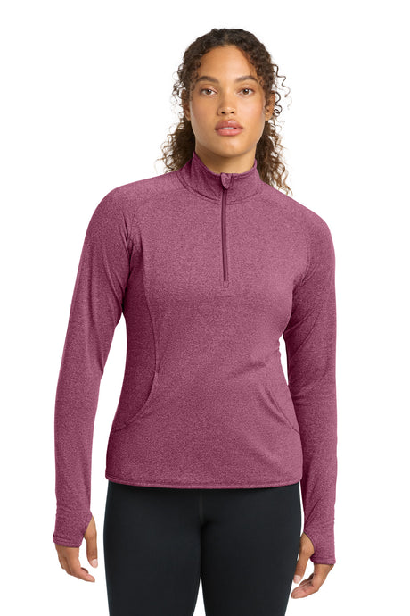 Sport-Tek ®  Women's Sport-Wick ®  Stretch 1/4-Zip Pullover. LST850 - Sport-Tek LST850
