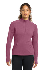 Sport-Tek LST850 Women's Sport-Wick Stretch 1/4-Zip Pullover
