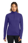 Sport-Tek LST850 Women's Sport-Wick Stretch 1/4-Zip Pullover