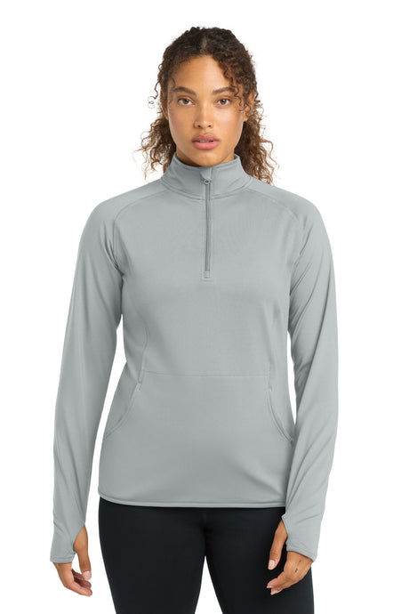 Sport-Tek LST850 Women's Sport-Wick Stretch 1/4-Zip Pullover
