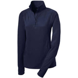 Ladies Sport-Wick Stretch 1/4-Zip Pullover DRI-EQUIP True Navy X-Small