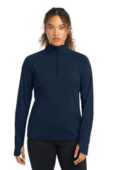 Sport-Tek LST850 Women's Sport-Wick Stretch 1/4-Zip Pullover