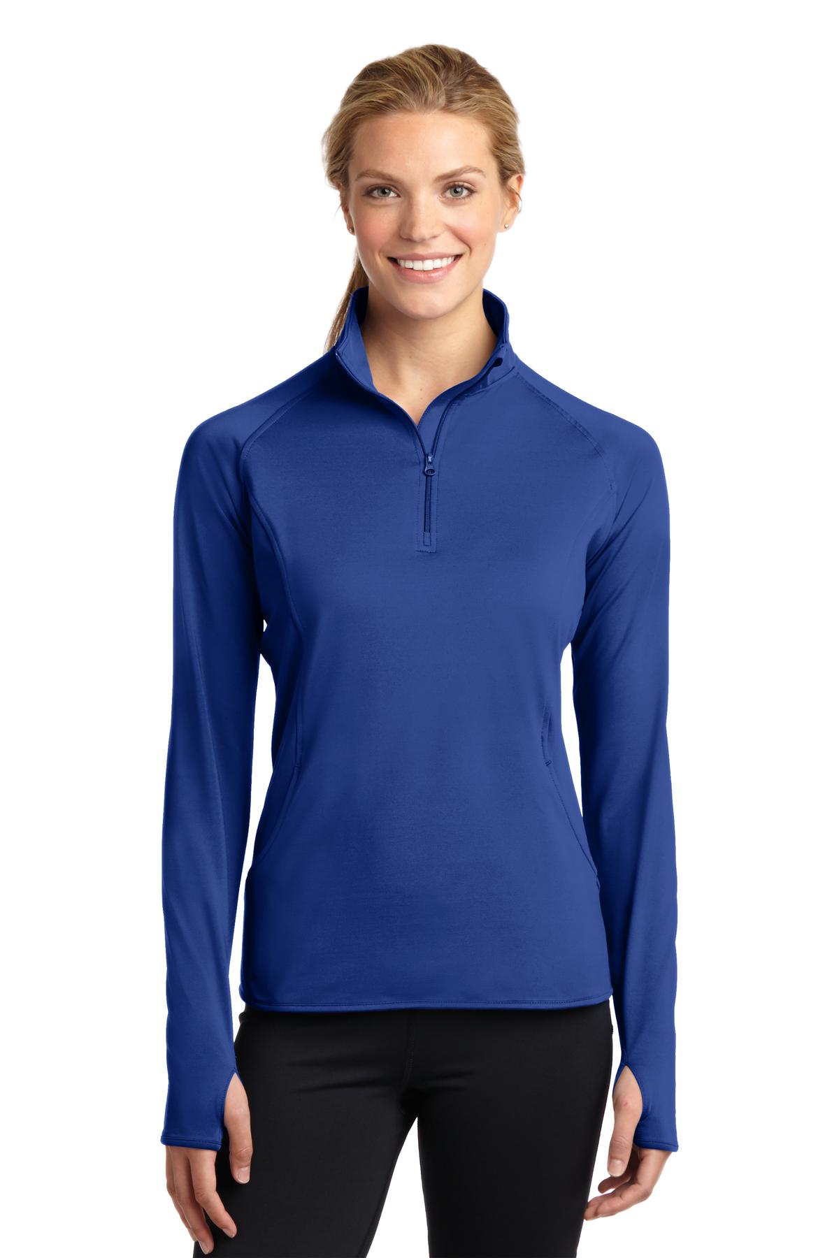 Sport-Tek ®  Women's Sport-Wick ®  Stretch 1/4-Zip Pullover. LST850 - Sport-Tek LST850