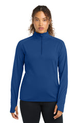Sport-Tek LST850 Women's Sport-Wick Stretch 1/4-Zip Pullover