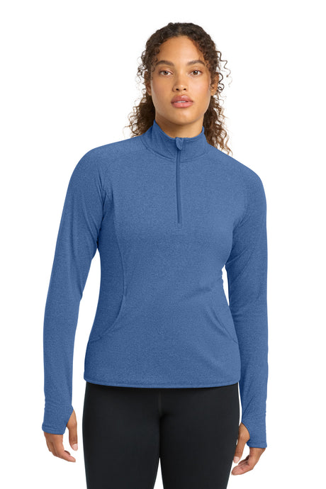 Sport-Tek LST850 Women's Sport-Wick Stretch 1/4-Zip Pullover