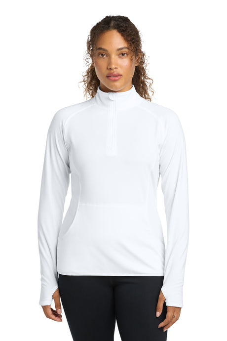Sport-Tek LST850 Women's Sport-Wick Stretch 1/4-Zip Pullover