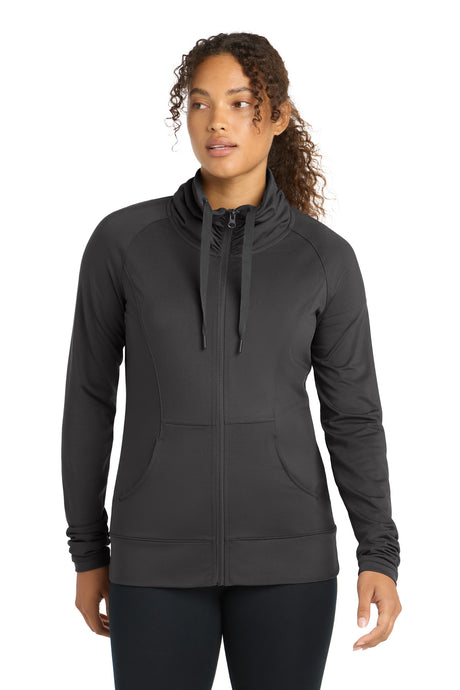 Sport-Tek ®  Women's Sport-Wick ®  Stretch Full-Zip Jacket. LST852 - Sport-Tek LST852