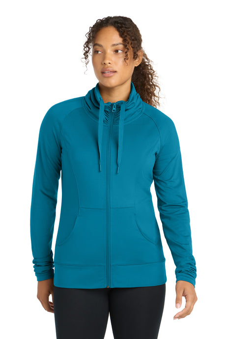 Sport-Tek LST852 Women's Sport-Wick Stretch Full-Zip Jacket