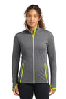 Sport-Tek ®  Women's Sport-Wick ®  Stretch Contrast Full-Zip Jacket.  LST853 - Sport-Tek LST853