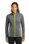 Sport-Tek LST853 Women's Sport-Wick Stretch Contrast Full-Zip Jacket