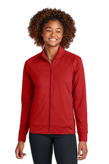 Sport-Tek ®  Women's Sport-Wick ®  Stretch Full-Zip Cadet Jacket LST857 - Sport-Tek LST857