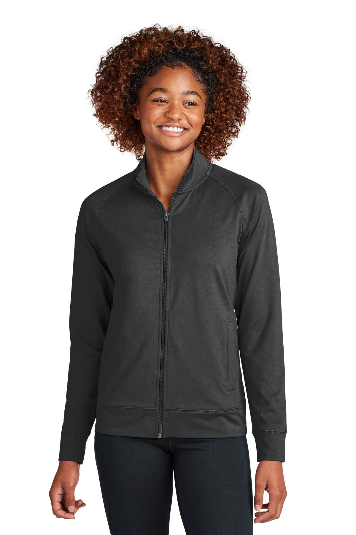Sport-Tek LST857 Women's Sport-Wick Stretch Full-Zip Cadet Jacket