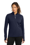 Sport-Tek LST860 Women's Sport-Wick Textured 1/4-Zip Pullover
