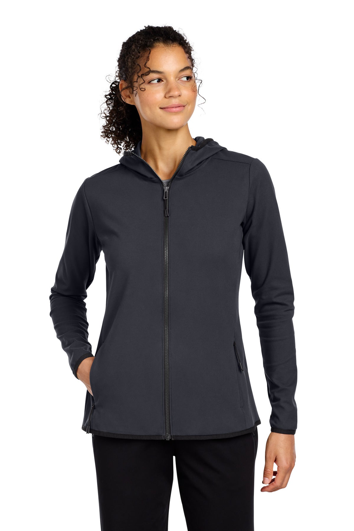 Sport-Tek LST870 Women's Circuit Hooded Full-Zip