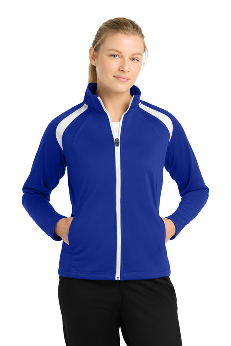 Sport-Tek LST90 Women's Tricot Track Jacket