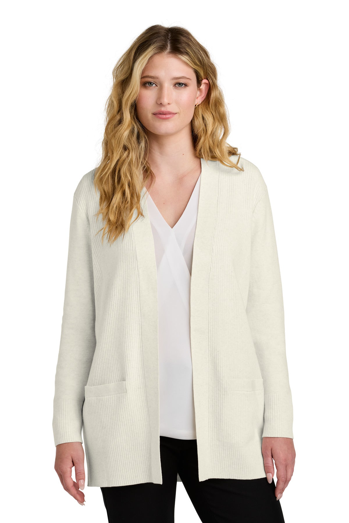 Port Authority LSW2890 Women's Easy Care Open-Front Cardigan Sweater