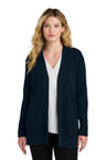 Port Authority LSW2890 Women's Easy Care Open-Front Cardigan Sweater | Wholesale