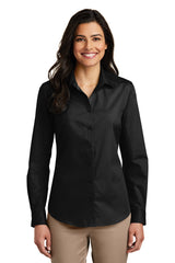 Port Authority LW100 Women's Long Sleeve Carefree Poplin Shirt