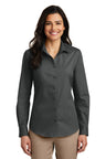 Port Authority LW100 Women's Long Sleeve Carefree Poplin Shirt