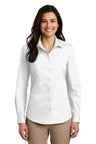 Port Authority ®  Women's Long Sleeve Carefree Poplin Shirt. LW100 - Port Authority LW100